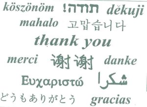 Terima Kasih Dalam Berbagai Bahasa